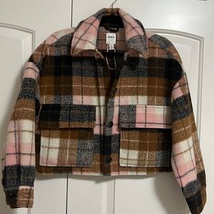 Crop Oversized Shacket